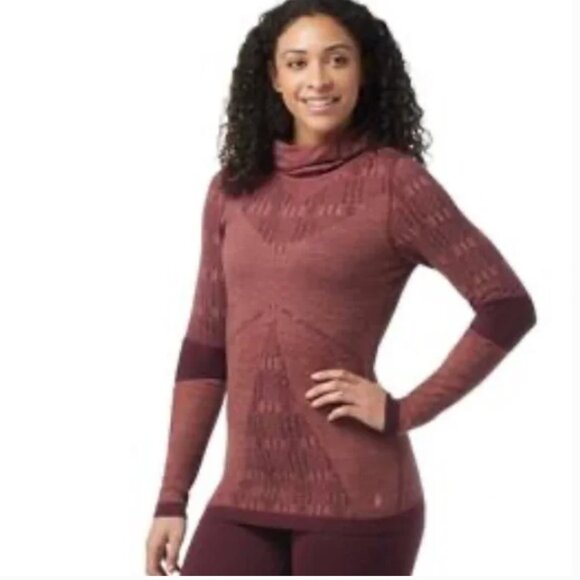 Smartwool Tops - Smartwool Womens Intraknit 250 Thermal Hoodie XL Wool Stretch Base Layer…